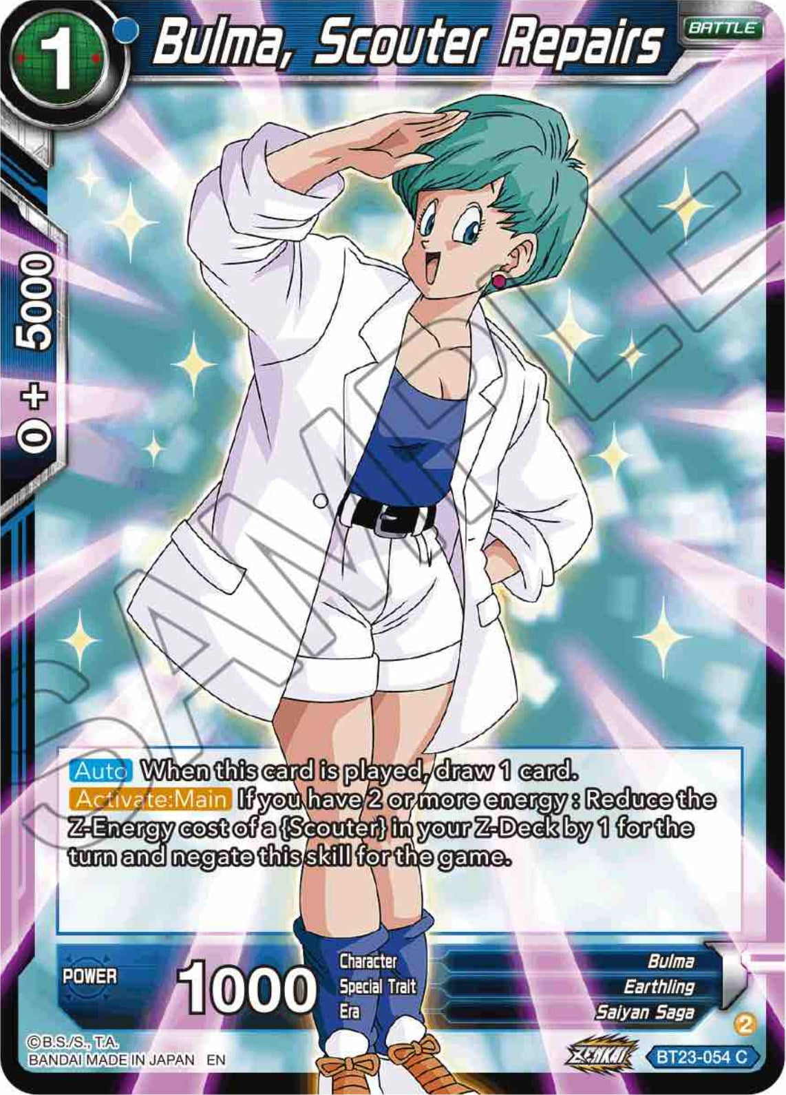 Bulma, Scouter Repairs (BT23-054) [Perfect Combination] | Total Play