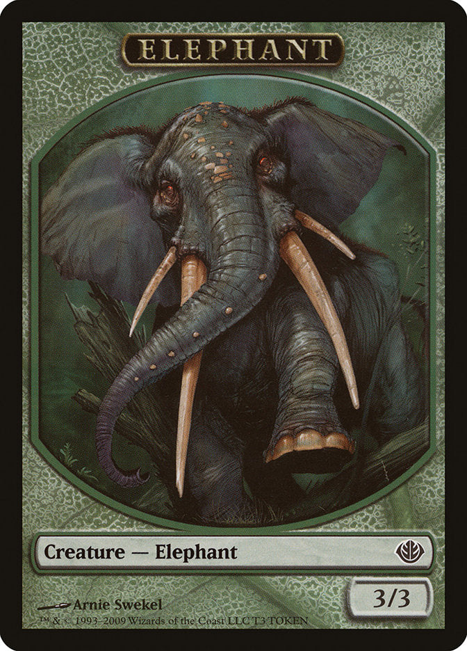 Elephant Token [Duel Decks: Garruk vs. Liliana Tokens] | Total Play