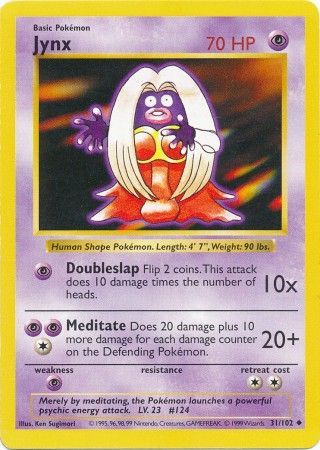 Jynx (31/102) [Base Set Shadowless Unlimited] | Total Play