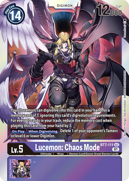Lucemon: Chaos Mode [BT7-111] [Next Adventure] | Total Play