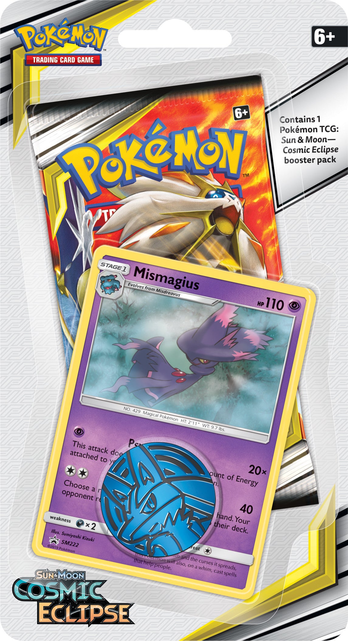 Sun & Moon: Cosmic Eclipse - Single Pack Blister (Mismagius) | Total Play
