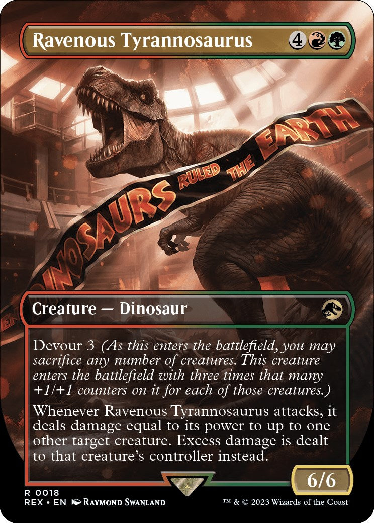 Ravenous Tyrannosaurus (Borderless) [Jurassic World Collection] | Total Play