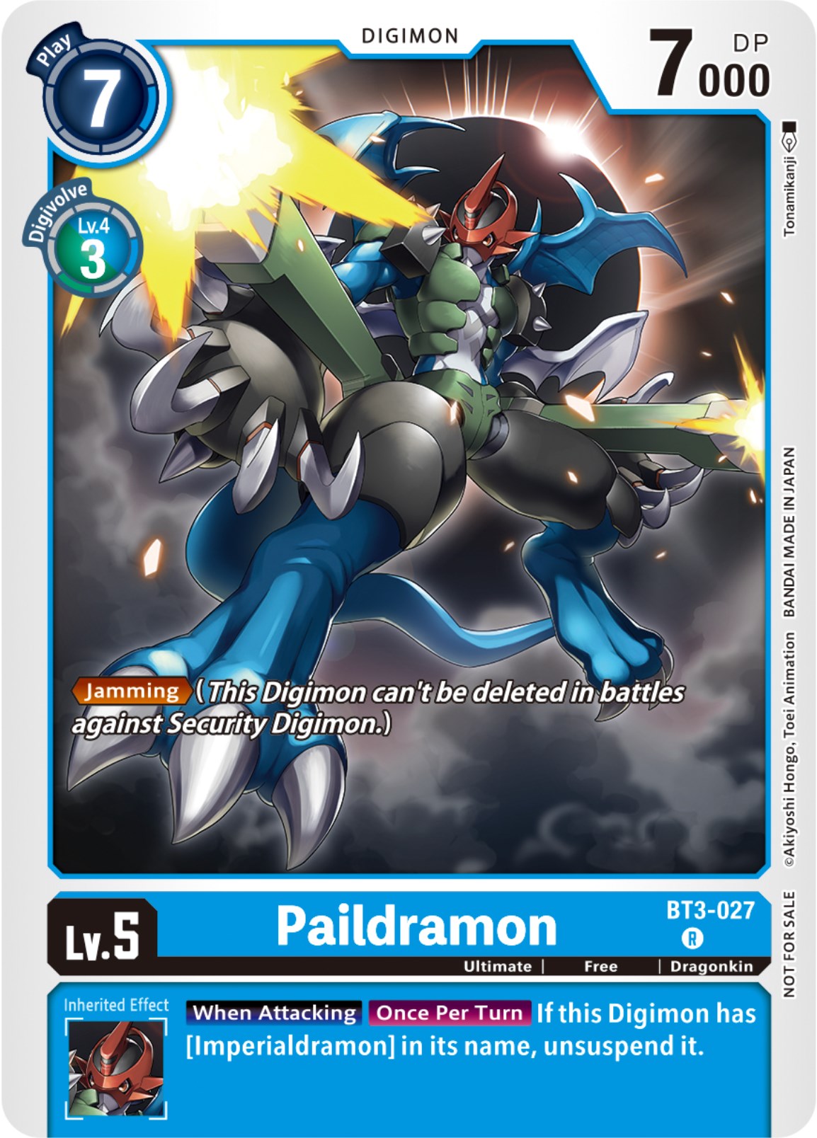 Paildramon [BT3-027] (NYCC 2023 Demo Deck) [Release Special Booster Ver.1.5] | Total Play