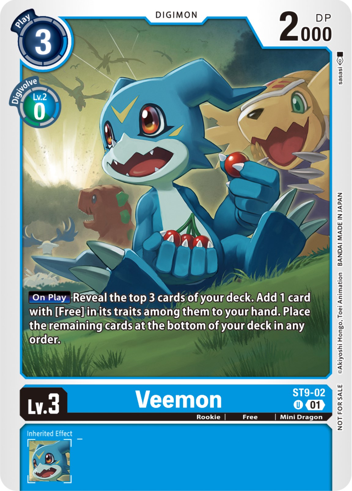 Veemon [ST9-02] (NYCC 2023 Demo Deck) [Starter Deck: Ultimate Ancient Dragon] | Total Play