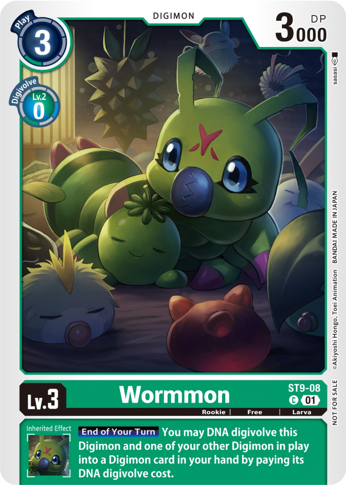 Wormmon [ST9-08] (NYCC 2023 Demo Deck) [Starter Deck: Ultimate Ancient Dragon] | Total Play