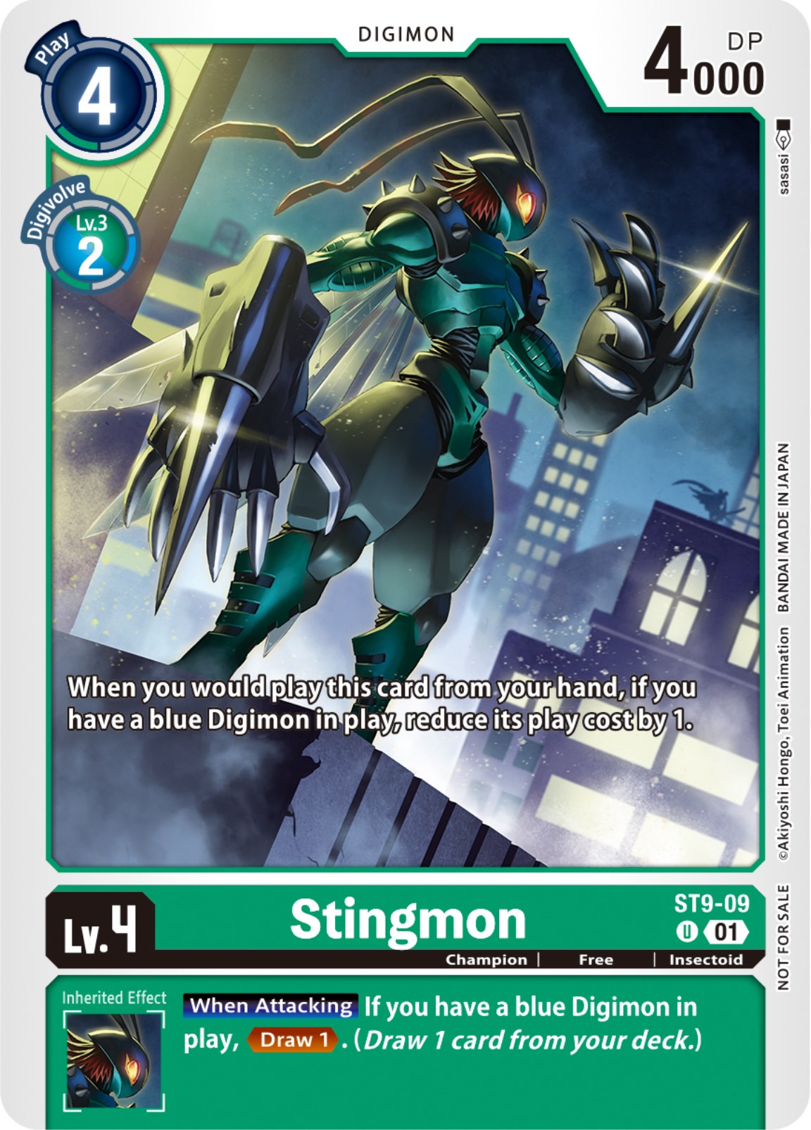 Stingmon [ST9-09] (NYCC 2023 Demo Deck) [Starter Deck: Ultimate Ancient Dragon] | Total Play
