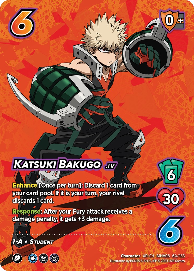 Katsuki Bakugo (64/153) (XR) [Jet Burn] | Total Play