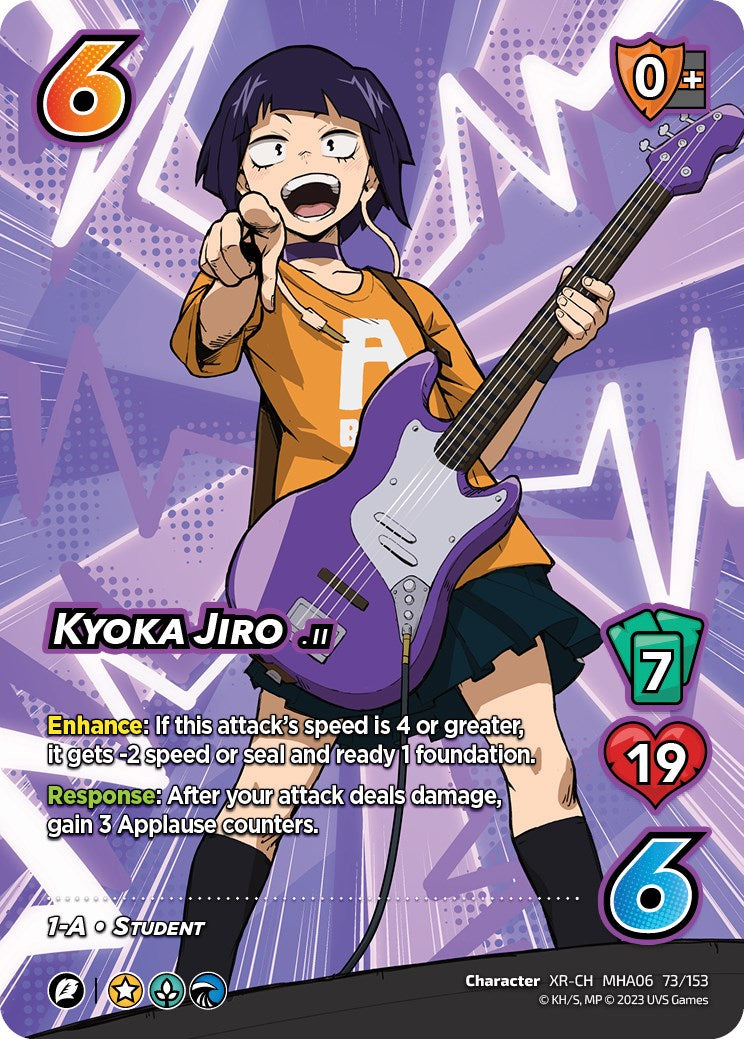 Kyoka Jiro (73/153) (XR) [Jet Burn] | Total Play