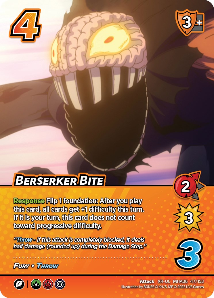 Berserker Bite (XR) [Jet Burn] | Total Play