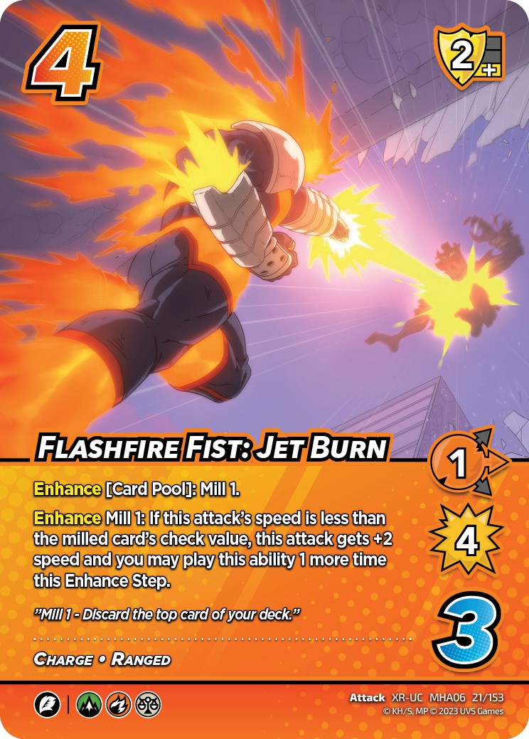 Flashfire Fist: Jet Burn (XR) [Jet Burn] | Total Play