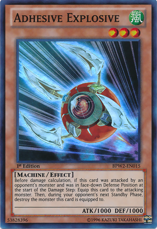 Adhesive Explosive [BPW2-EN015] Super Rare | Total Play