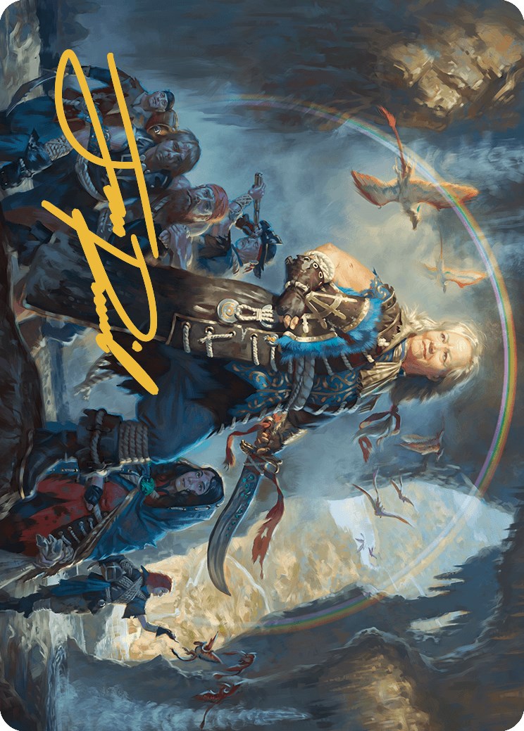 Admiral Brass, Unsinkable Art Card (Gold-Stamped Signature) [The Lost Caverns of Ixalan Art Series] | Total Play