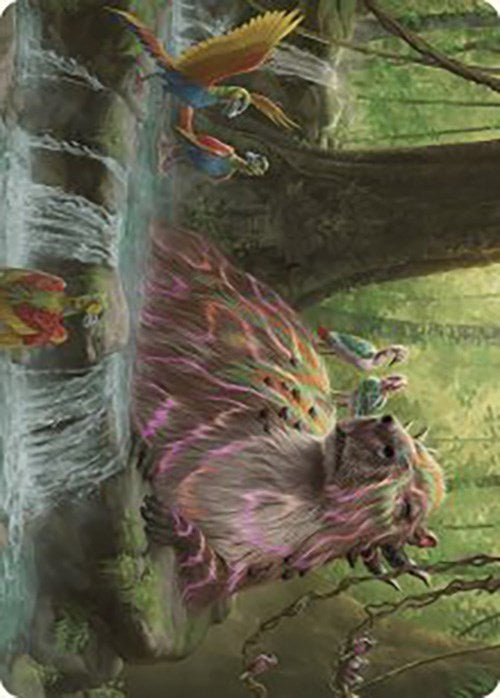 Basking Capybara Art Card [The Lost Caverns of Ixalan Art Series] | Total Play