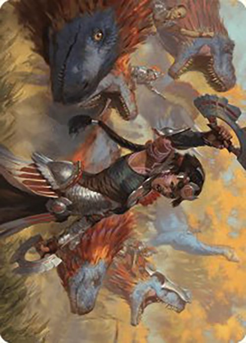 Huatli, Poet of Unity Art Card [The Lost Caverns of Ixalan Art Series] | Total Play