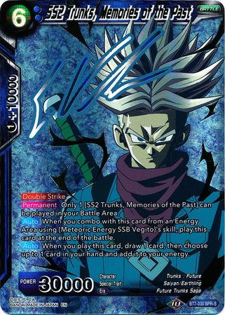 SS2 Trunks, Memories of the Past (SPR Signature) (BT7-030) [Assault of the Saiyans] | Total Play