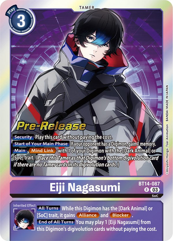 Eiji Nagasumi [BT14-087] [Blast Ace Pre-Release Cards] | Total Play