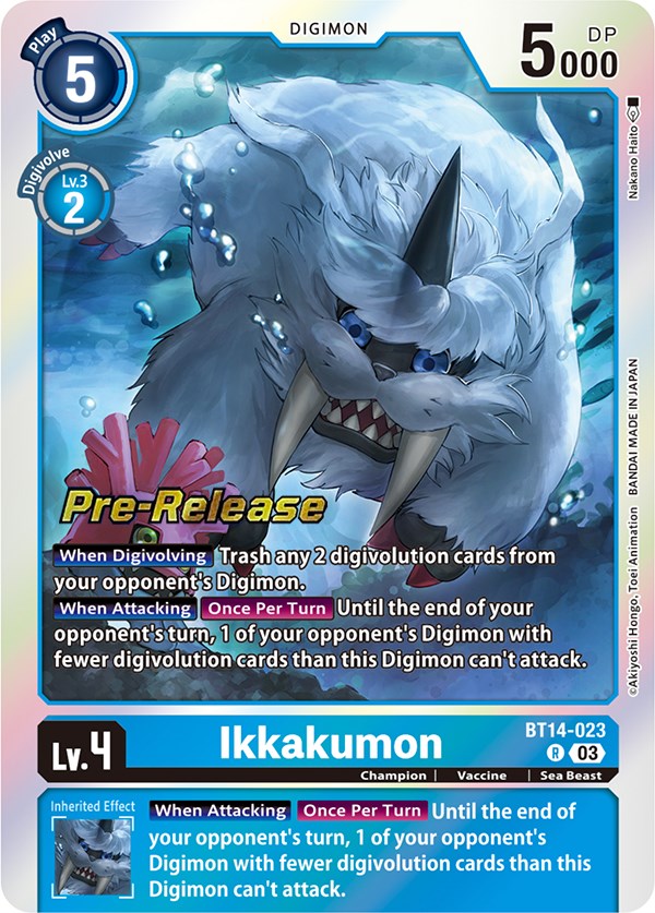 Ikkakumon [BT14-023] [Blast Ace Pre-Release Cards] | Total Play