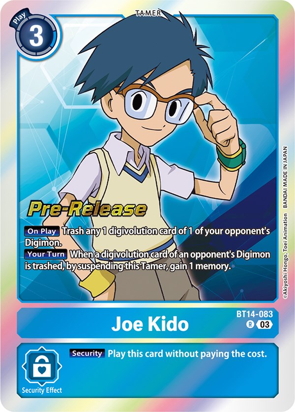 Joe Kido [BT14-083] [Blast Ace Pre-Release Cards] | Total Play