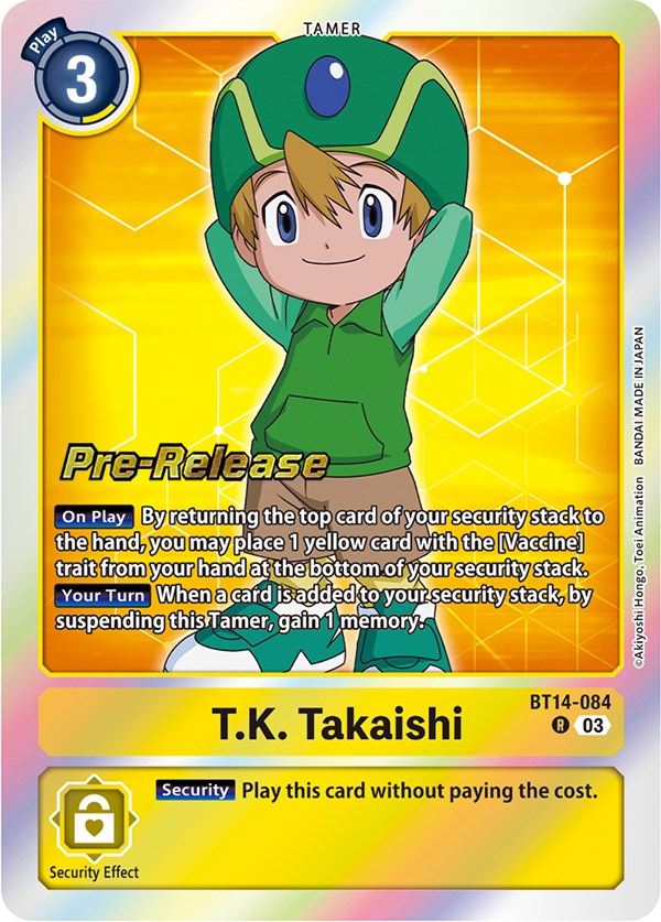 T.K. Takaishi [BT14-084] [Blast Ace Pre-Release Cards] | Total Play