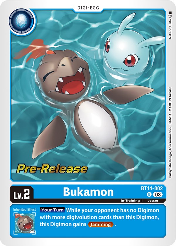 Bukamon [BT14-002] [Blast Ace Pre-Release Cards] | Total Play