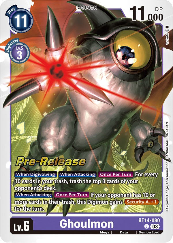 Ghoulmon [BT14-080] [Blast Ace Pre-Release Cards] | Total Play