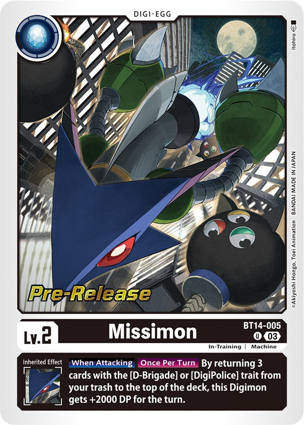 Missimon [BT14-005] [Blast Ace Pre-Release Cards] | Total Play