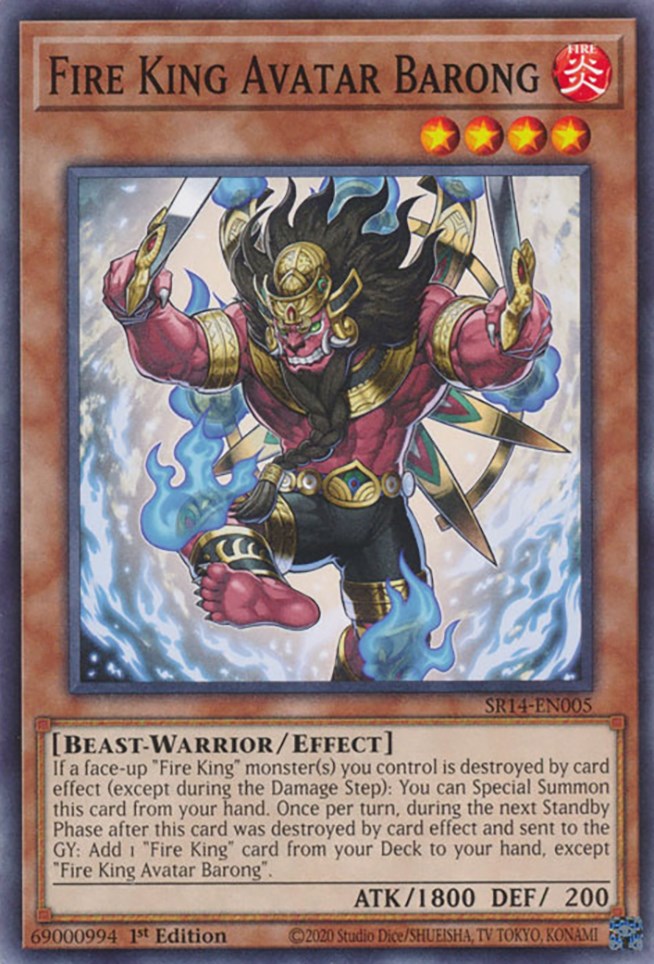 Fire King Avatar Barong [SR14-EN005] Common | Total Play