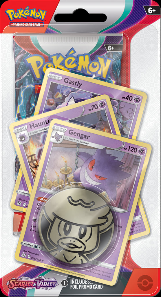 Scarlet & Violet - Single Pack Blister (Gengar, Haunter, Gastly) | Total Play