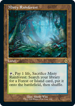 Misty Rainforest (Retro Foil Etched) [Modern Horizons 2] | Total Play