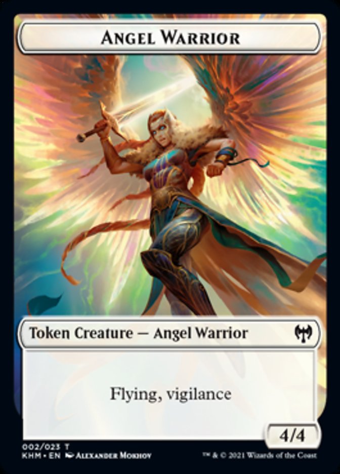 Angel Warrior Token [Kaldheim Tokens] | Total Play