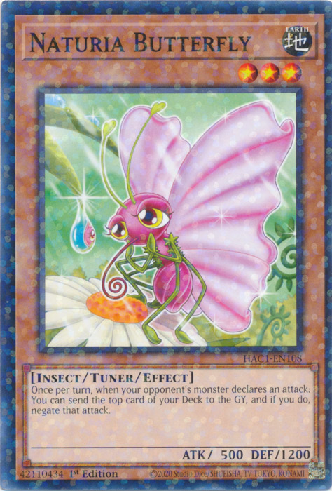 Naturia Butterfly (Duel Terminal) [HAC1-EN108] Common | Total Play