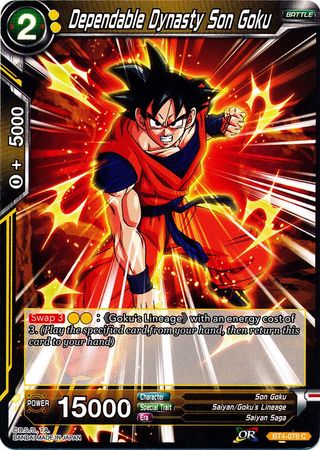 Dependable Dynasty Son Goku (BT4-078) [Colossal Warfare] | Total Play