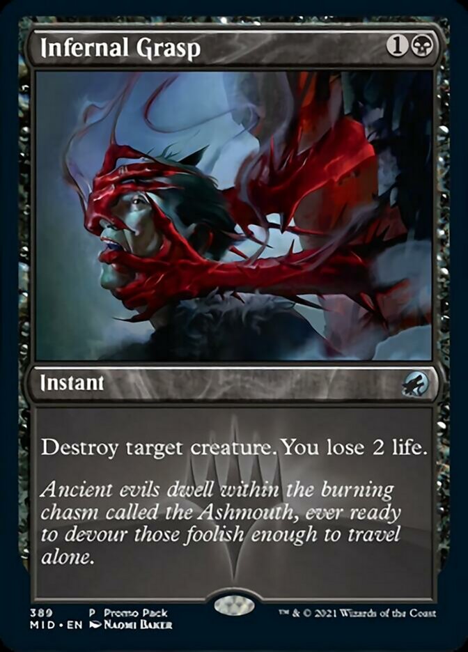 Infernal Grasp (Promo Pack) [Innistrad: Midnight Hunt Promos] | Total Play