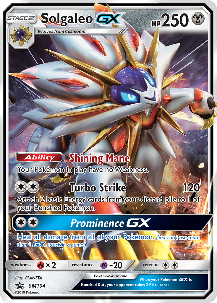 Solgaleo GX (SM104) [Sun & Moon: Black Star Promos] | Total Play