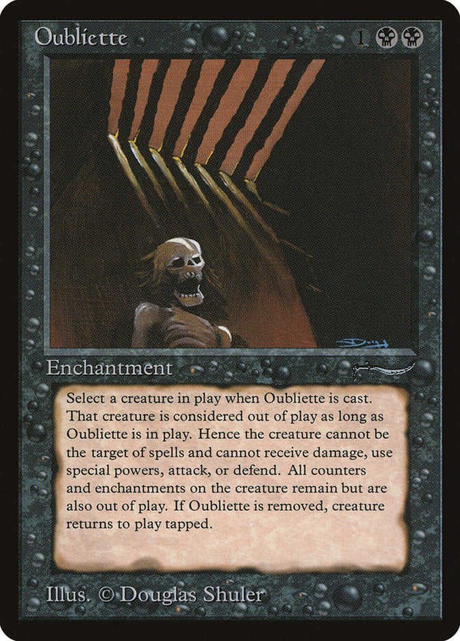 Oubliette (Dark Mana Cost) [Arabian Nights] | Total Play