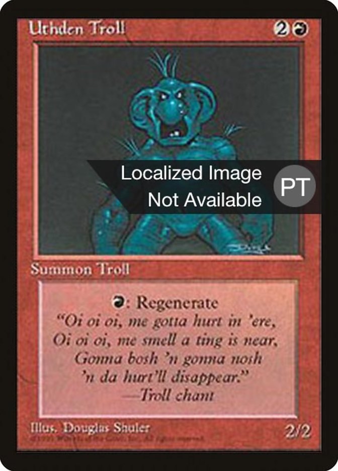 Uthden Troll [Fourth Edition (Foreign Black Border)] | Total Play