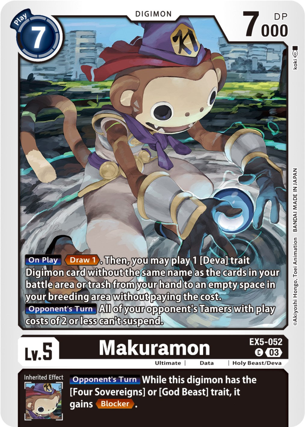 Makuramon [EX5-052] [Animal Colosseum] | Total Play