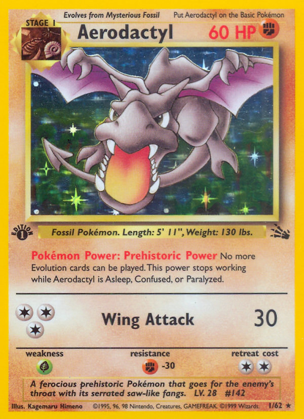 Aerodactyl (1/62) [Fossil 1st Edition] | Total Play