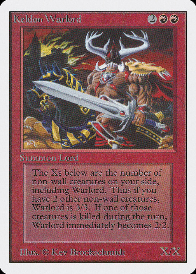 Keldon Warlord [Unlimited Edition] | Total Play