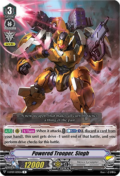Powered Trooper, Singh (V-BT07/039EN) [Infinideity Cradle] | Total Play