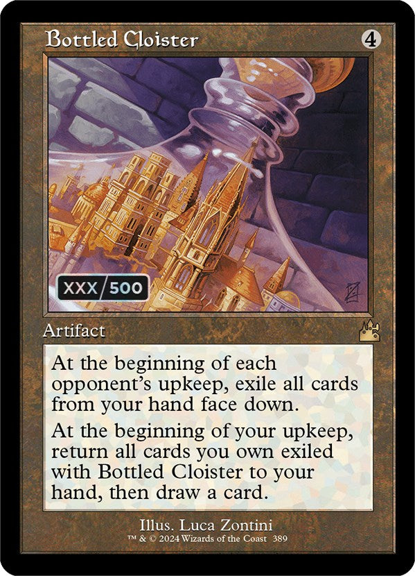 Bottled Cloister (Retro) (Serialized) [Ravnica Remastered] | Total Play