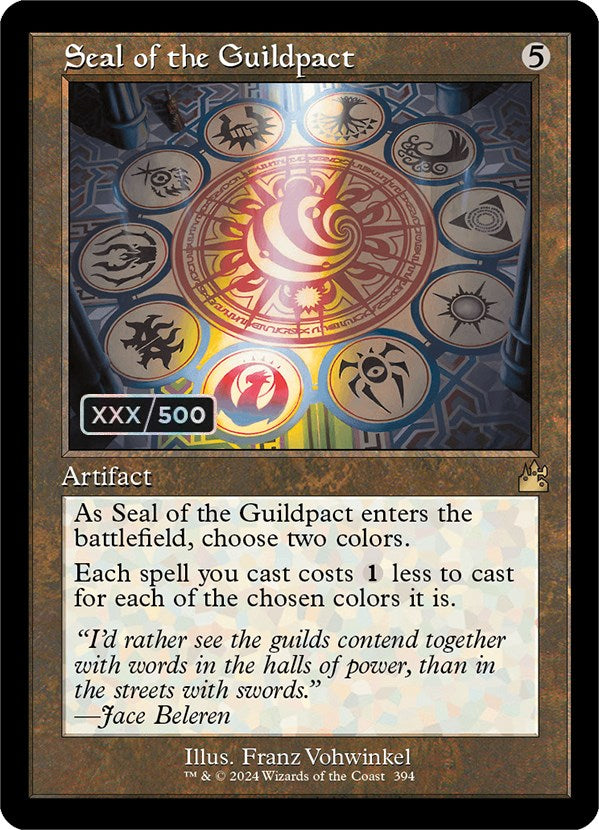 Seal of the Guildpact (Retro) (Serialized) [Ravnica Remastered] | Total Play