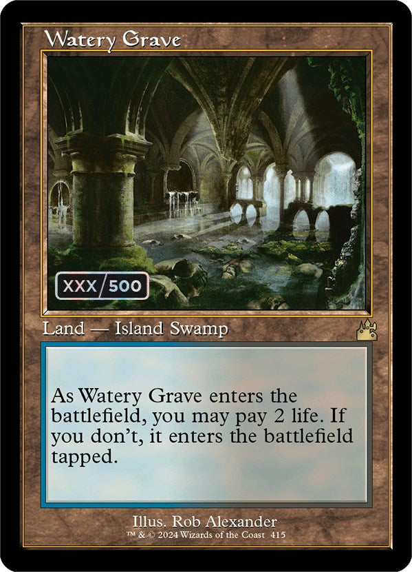 Watery Grave (Retro) (Serialized) [Ravnica Remastered] | Total Play
