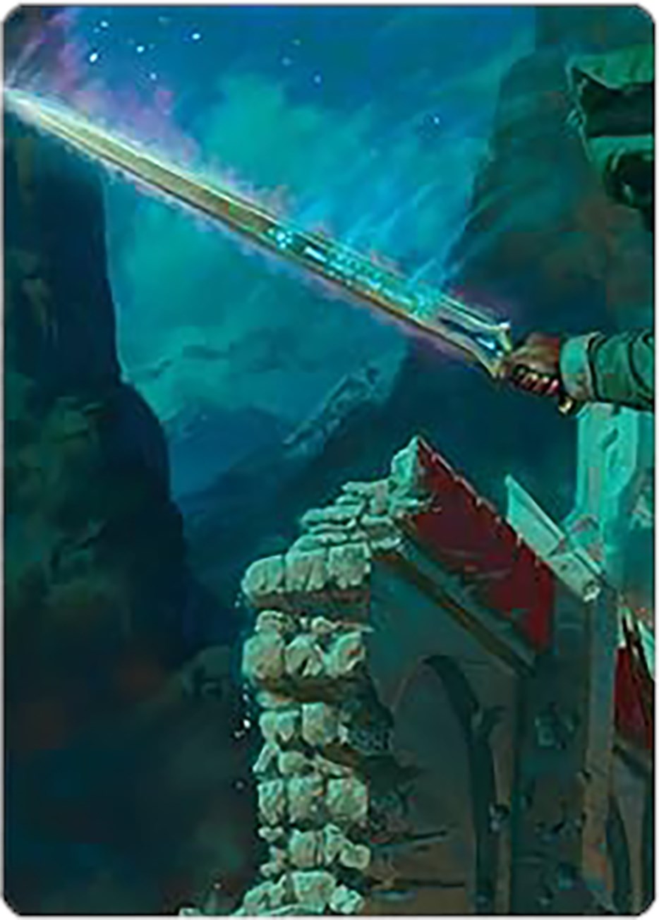 Anduril, Narsil Reforged Art Card [The Lord of the Rings: Tales of Middle-earth Art Series] | Total Play