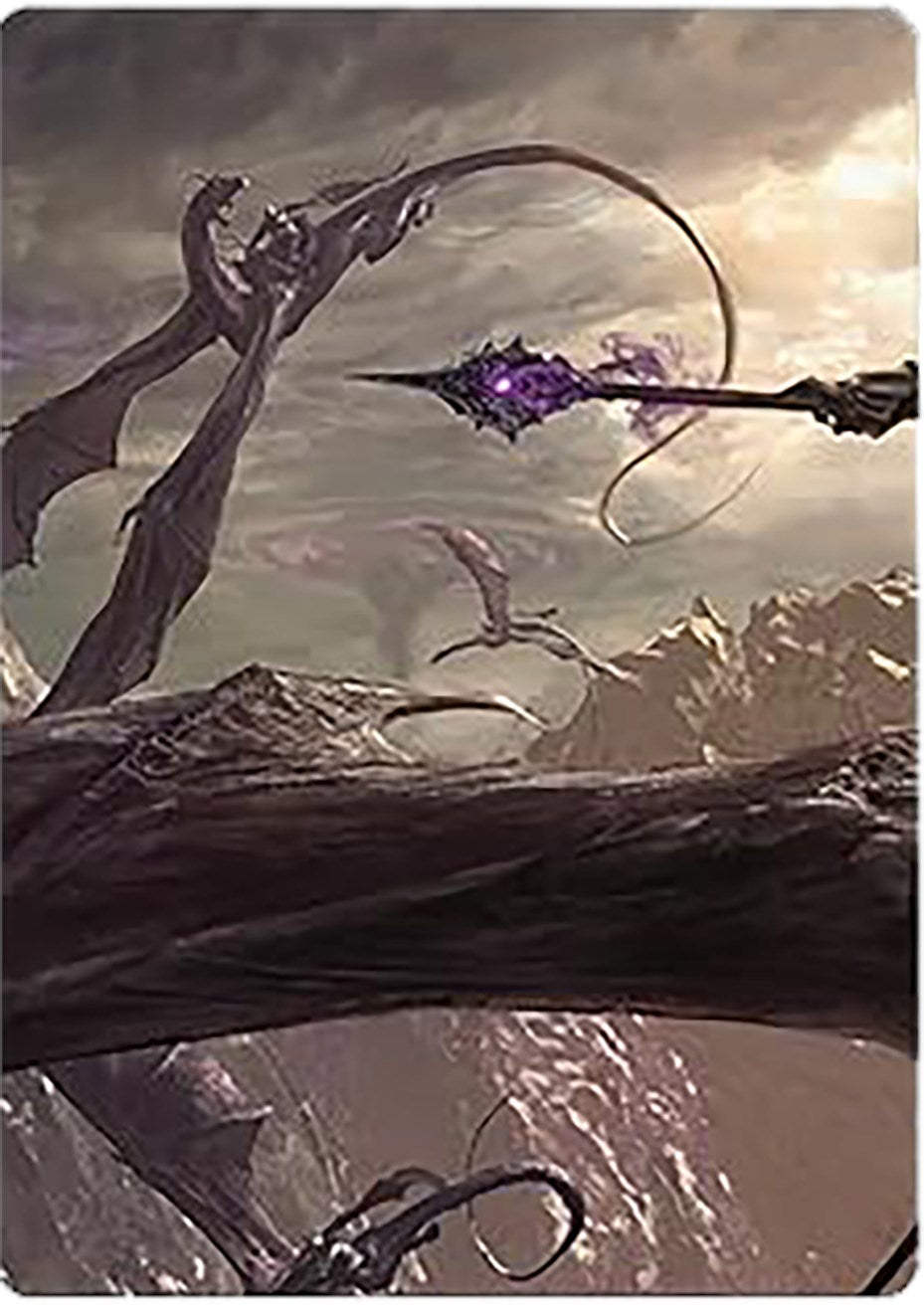 Nazgul Battle-Mace Art Card [The Lord of the Rings: Tales of Middle-earth Art Series] | Total Play