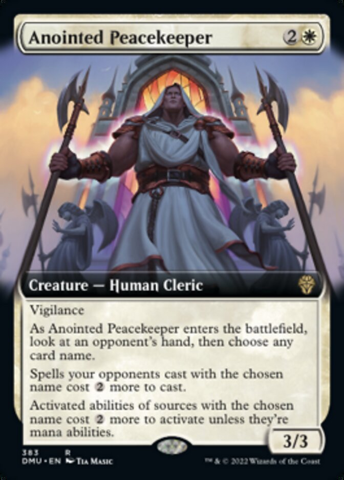 Anointed Peacekeeper (Extended Art) [Dominaria United] | Total Play