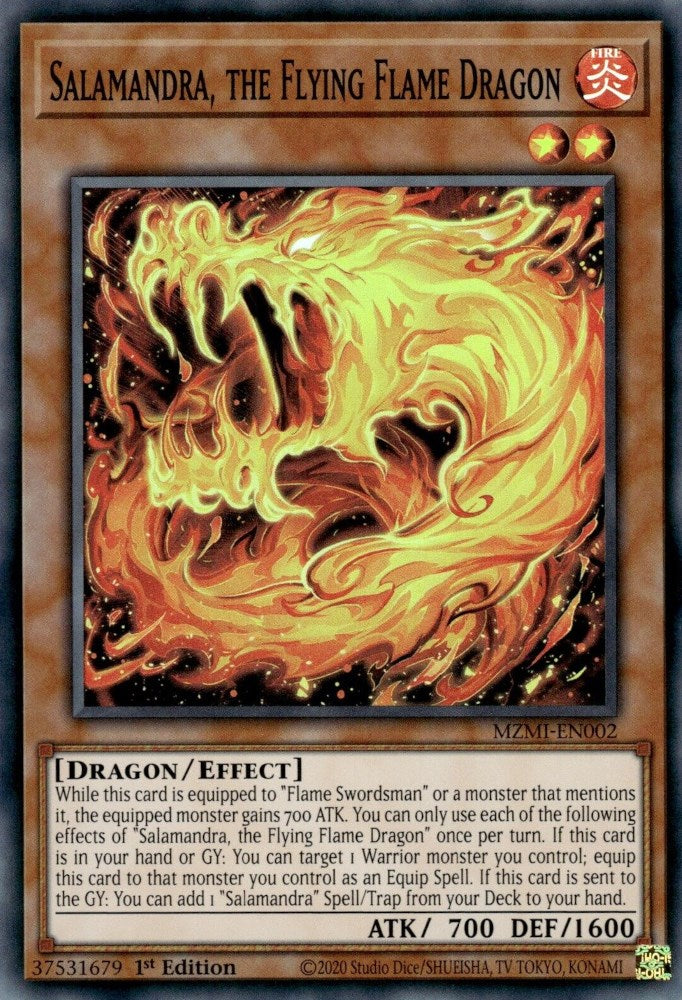 Salamandra, the Flying Flame Dragon [MZMI-EN002] Super Rare | Total Play