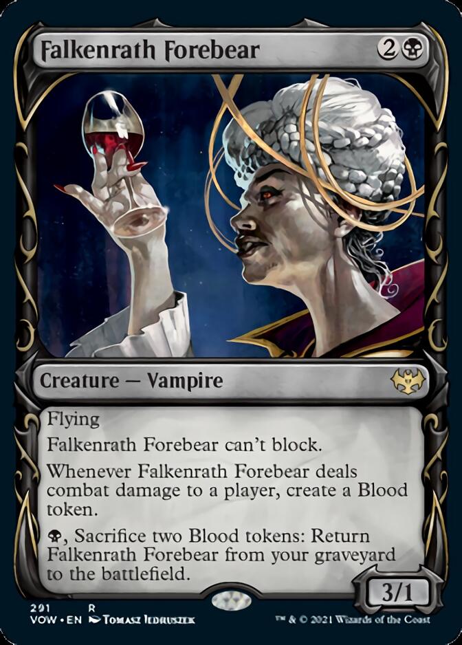 Falkenrath Forebear (Showcase Fang Frame) [Innistrad: Crimson Vow] | Total Play