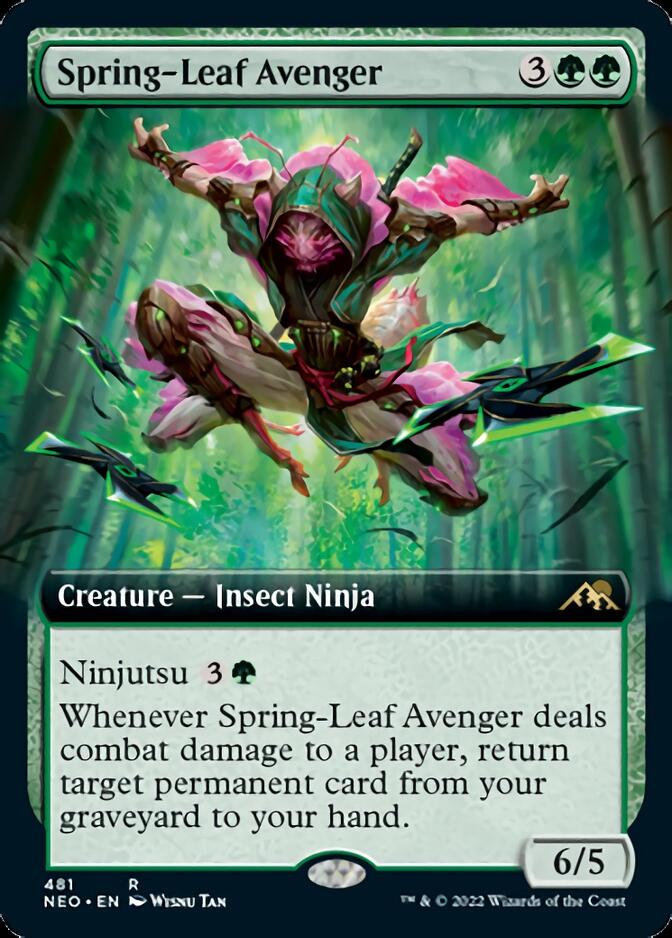 Spring-Leaf Avenger (Extended Art) [Kamigawa: Neon Dynasty] | Total Play