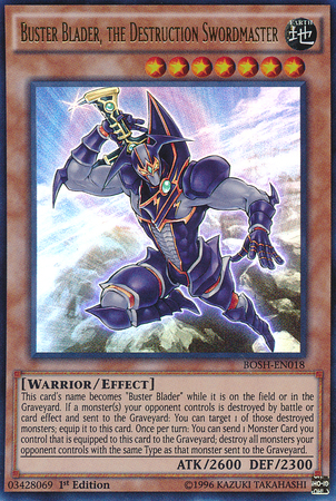 Buster Blader, the Destruction Swordmaster [BOSH-EN018] Ultra Rare | Total Play